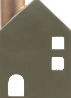 Intratuin SID Collection Teelichthalter Moos grün 11 x 8 x 16 cm| Teelichthalter