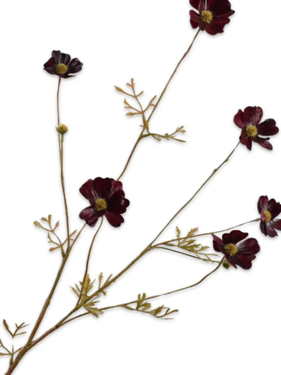 Intratuin Silk-Ka Kunstblume Cosmos dunkelrot 77 cm| Kunstblumen