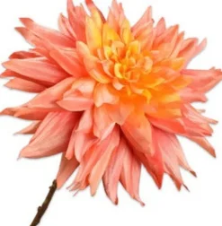 Intratuin Silk-Ka Kunstblume Dahlie orange 65 cm| Kunstblumen