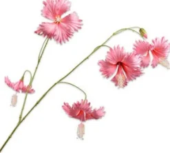 Intratuin Silk-Ka Kunstblume Hibiskus rosa 111 cm| Kunstblumen