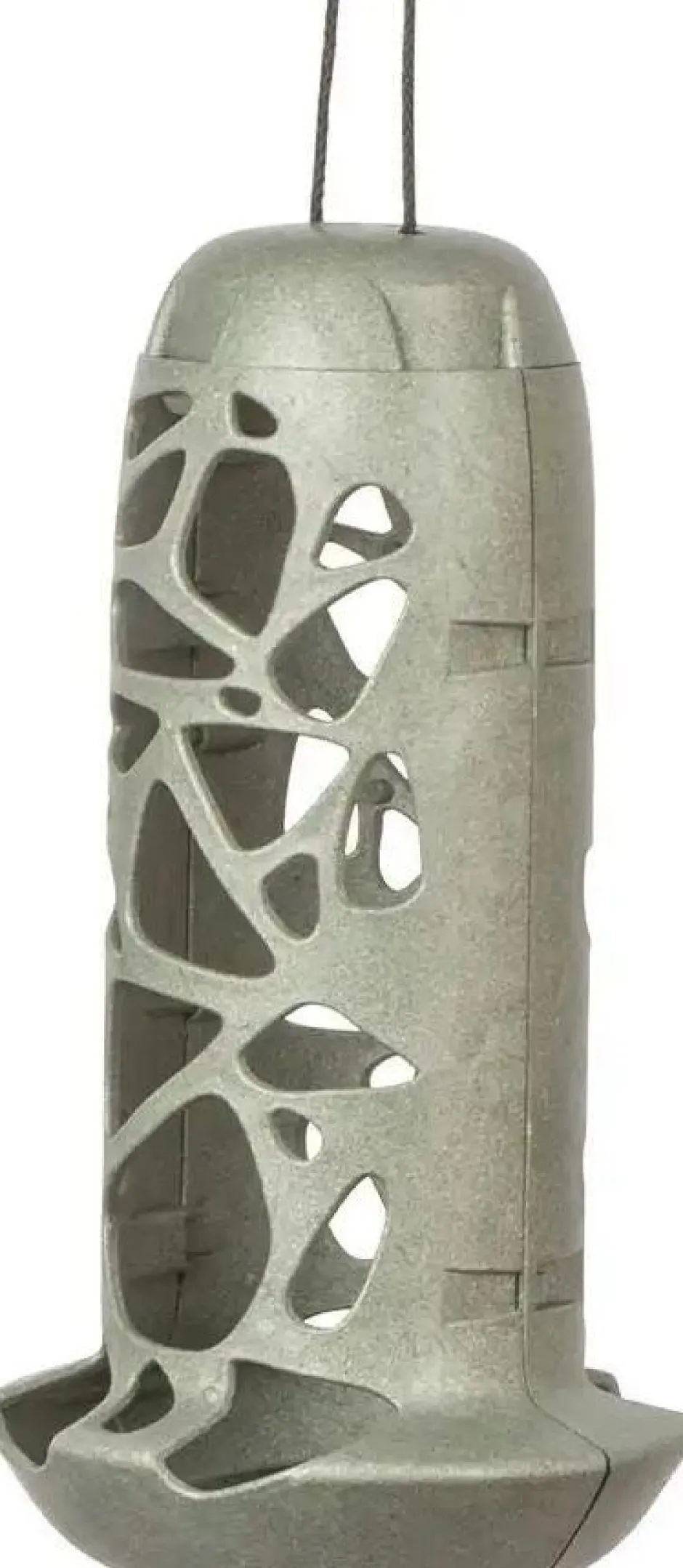 Intratuin Singing Friend Meisenknödelhalter Tara grau D 13 H 25 cm| Gartenvögel|Vogelfutterhäuser