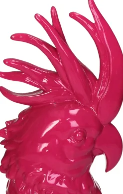 Intratuin Skulptur Kakadu rosa 17 x 12 x 33,3 cm| Dekofiguren & -Objekte