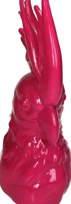 Intratuin Skulptur Kakadu rosa 17 x 12 x 33,3 cm| Dekofiguren & -Objekte