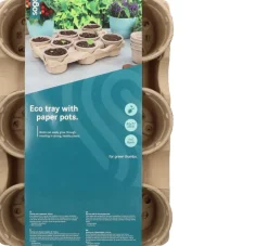 Intratuin Sogo Eco Anzucht-Set inkl. 8 Anzuchttöpfchen| Anzuchttöpfe