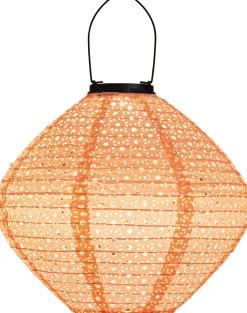 Intratuin Solarleuchte Marrakesh rosa D 29 H 25 cm| Solar Gartenleuchten|Außenleuchten Hängend