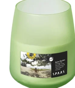 Intratuin Spaas Citronella-Kerze Asian Garden grün 38 Std. D 8,2 H 9,5 cm| Kerzen Im Glas|Citronella-Kerzen