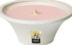 Intratuin Spaas Citronella-Kerze Summer Blossom rosa 9 Std. D 17,5 H 7,5 cm| Kerzen Im Glas|Citronella-Kerzen