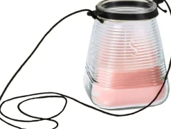 Intratuin Spaas Citronella-Kerze Summer Blossom rosa 45 Std. D 9 H 9,8 cm| Kerzen Im Glas|Citronella-Kerzen