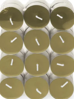 Intratuin Spaas Duftkerze Essential Collection Romantic Reflections grün 4,5 Stunden D 3,9 H 1,6 cm 24 St.| Teelichter|Duftkerzen