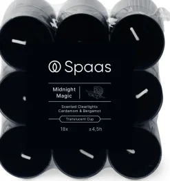 Intratuin Spaas Duftkerze Essential collection Midnight Magic blau 4,5 Std. D 3,5 H 1,6 cm 18 St.| Teelichter|Duftkerzen
