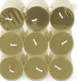 Intratuin Spaas Duftkerze Essential collection Romantic Reflect grün 4,5 Std. D 3,5 H 1,6 cm 18 St.| Teelichter|Duftkerzen