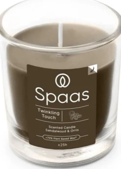 Intratuin Spaas Duftkerze Essential Collection Twinkling Touch braun 25 Stunden D 7,3 H 8,3 cm| Kerzen Im Glas|Duftkerzen