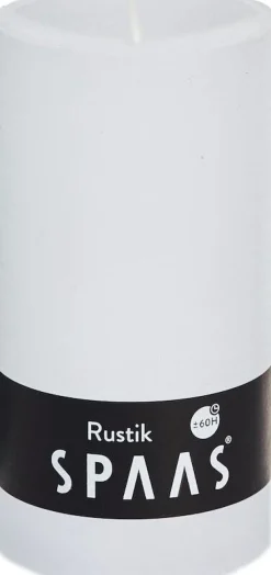 Intratuin Spaas Stumpenkerze Rustic weiß D 7 cm H 13 cm| Stumpenkerzen
