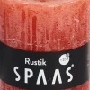 Intratuin Spaas Stumpenkerze Rustic orange D 7 cm H 8 cm| Stumpenkerzen