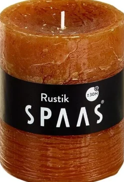 Intratuin Spaas Stumpenkerze Rustic zimtbraun D 7 cm H 8 cm| Stumpenkerzen