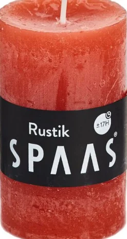 Intratuin Spaas Stumpenkerze Rustic orange D 4,8 cm H 8 cm| Stumpenkerzen