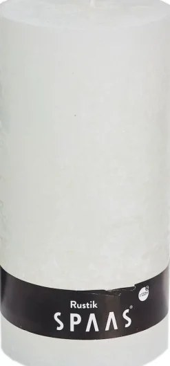 Intratuin Spaas Stumpenkerze Rustic weiß D 10 cm H 20 cm| Stumpenkerzen
