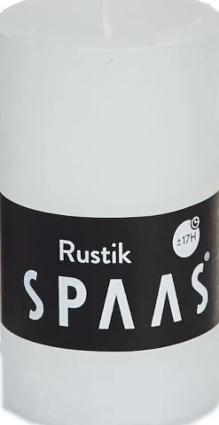 Intratuin Spaas Stumpenkerze Rustic weiß D 4,8 cm H 8 cm| Stumpenkerzen