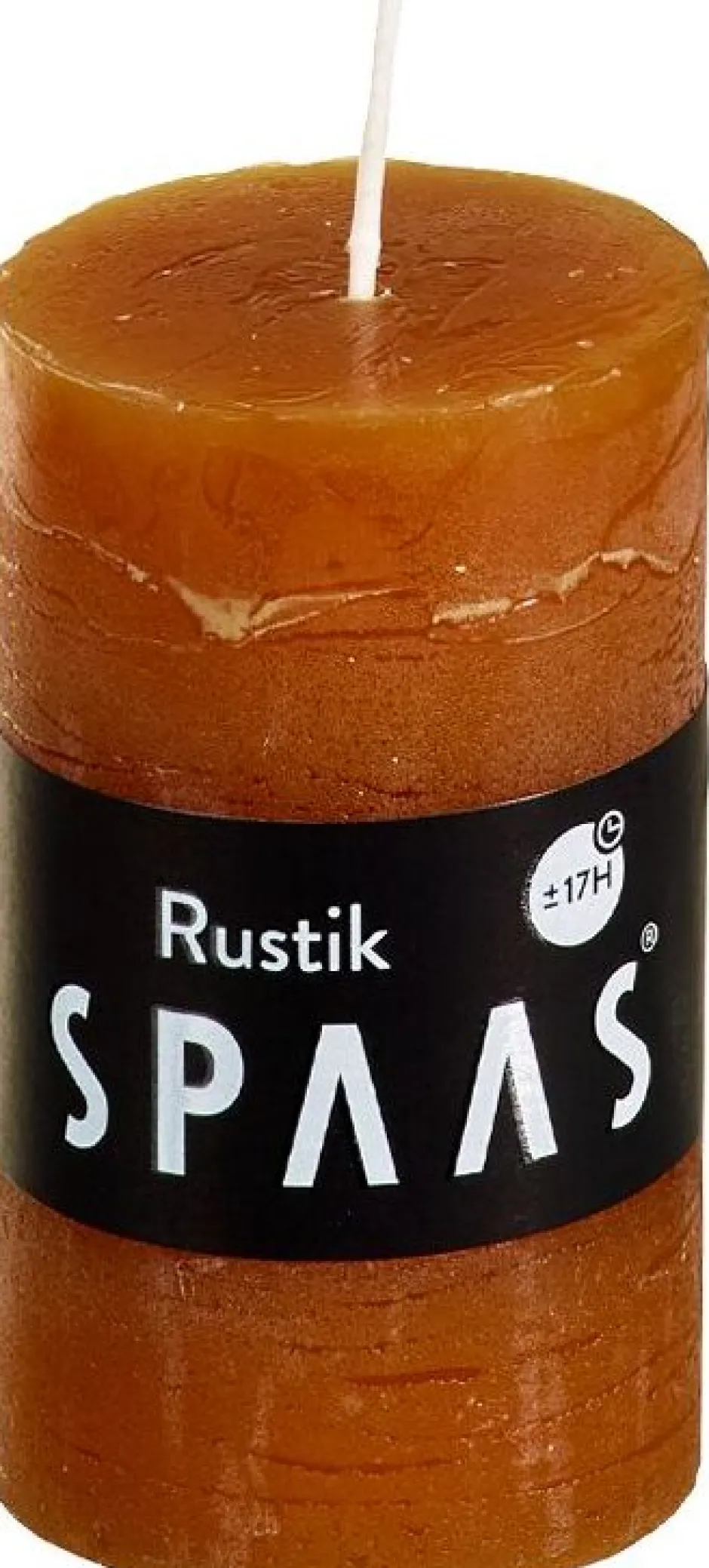 Intratuin Spaas Stumpenkerze Rustic zimtbraun D 4,8 cm H 8 cm| Stumpenkerzen