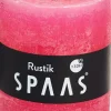 Intratuin Spaas Stumpenkerze Rustic pink D 7 cm H 8 cm| Stumpenkerzen