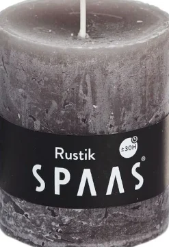 Intratuin Spaas Stumpenkerze Rustic taupe D 7 cm H 8 cm| Stumpenkerzen