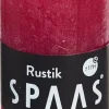 Intratuin Spaas Stumpenkerze Rustic rot D 4,8 cm H 8 cm| Stumpenkerzen