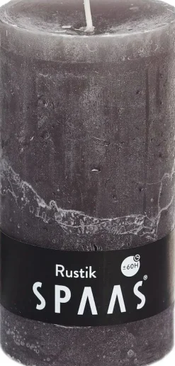 Intratuin Spaas Stumpenkerze Rustic taupe D 7 cm H 13 cm| Stumpenkerzen