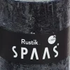 Intratuin Spaas Stumpenkerze Rustic schwarz D 7 cm H 8 cm| Stumpenkerzen