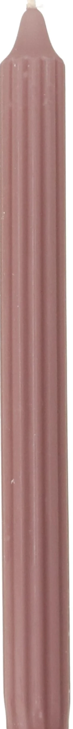 Intratuin Stabkerze Ribbed taupe 7 Std. D 2,2 H 24 cm| Stabkerzen