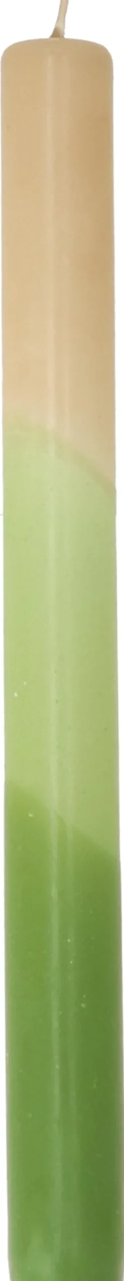 Intratuin Stabkerze Triple dipped beige / grün 7,5 Std. D 2,2 H 25 cm| Stabkerzen