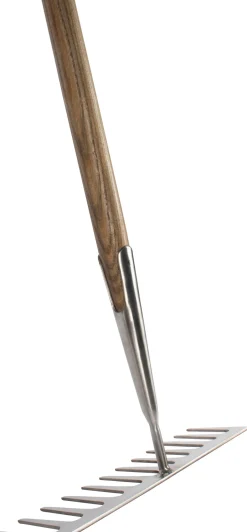 Intratuin Talen Tools Gartenrechen naturell / silber 8,5 x 29,5 x 165 cm| Harken & Rechen
