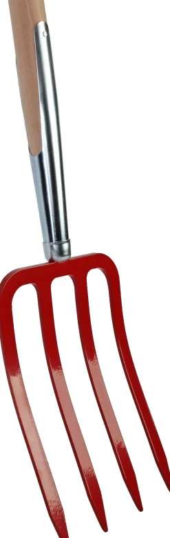 Intratuin Talen Tools Grabegabel 4 Zinken 114 x 18 x 4 cm| Mist- & Grabegabeln|Harken & Rechen