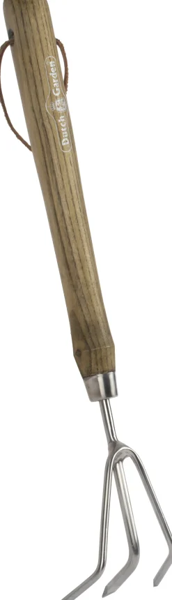 Intratuin Talen Tools Handgrubber naturell / silber 5 x 10,5 x 46,5 cm| Grubber & Gartenkrallen