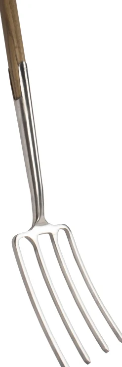 Intratuin Talen Tools Mistgabel naturell / silber 12,5 x 19 x 119,5 cm| Mist- & Grabegabeln|Harken & Rechen