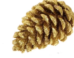 Intratuin Tannenzapfen Maritima gold 10 - 12 cm| Weihnachts- & Adventsdeko