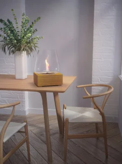 Intratuin Tenderflame Tischkamin Poppy 17 naturell D 24 H 34,2 cm| Tischkamine & -Feuer