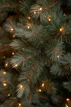 Intratuin Triumph Tree künstlicher Weihnachtsbaum Wyoming blau mit 384 Lampen warmweiß D 145 H 215 cm| Künstliche Weihnachtsbäume