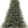 Intratuin Triumph Tree künstlicher Weihnachtsbaum Romagne mit Beleuchtung D 140 H 215 cm blaugrün| Künstliche Weihnachtsbäume
