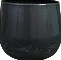 Intratuin TS Blumentopf Ninthe grau D 23 H 21 cm| Blumentöpfe|Blumentöpfe & Pflanzgefäße