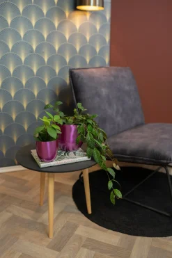 Intratuin TS Blumentopf Nori D 17 H 16 cm violett| Blumentöpfe|Blumentöpfe & Pflanzgefäße