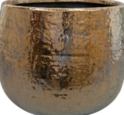 Intratuin TS Blumentopf Yvette gold D 21 H 17 cm| Blumentöpfe|Blumentöpfe & Pflanzgefäße