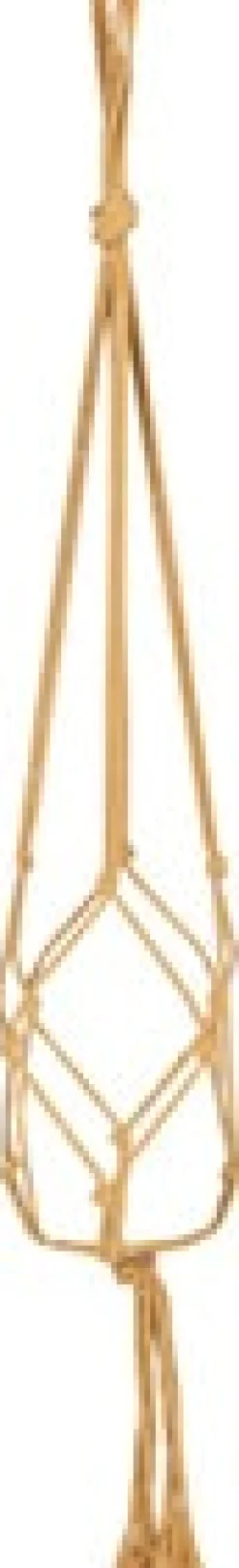 Intratuin TS Makramee Blumenampel gelb D 2 cm H 60 cm| Blumenampeln & Pflanzenhalter