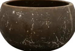 Intratuin TS Pflanzschale Amber D 19 cm H 9 cm schwarz / braun| Pflanzschalen|Blumentöpfe & Pflanzgefäße