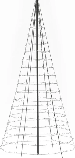 Intratuin Twinkly LED Lichterbaum für außen mit 750 LEDs bunt 4 m| Led Weihnachtsbäume (Außen)|Weihnachtsbaumbeleuchtung