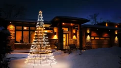 Intratuin Twinkly LED Lichterbaum für außen mit 750 LEDs bunt 4 m| Led Weihnachtsbäume (Außen)|Weihnachtsbaumbeleuchtung