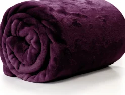 Intratuin Unique Living Decke Enzo lila 130 x 180 cm| Decken & Plaids