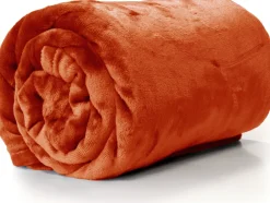 Intratuin Unique Living Decke Enzo terracotta 180 x 130 cm| Decken & Plaids