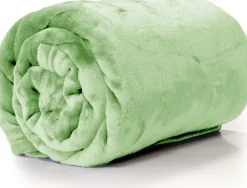 Intratuin Unique Living Decke Enzo pastellgrün 180 x 130 cm| Decken & Plaids