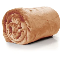 Intratuin Unique Living Decke Enzo orange 130 x 180 x 1 cm| Decken & Plaids