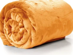 Intratuin Unique Living Decke Enzo orange 180 x 130 cm| Decken & Plaids